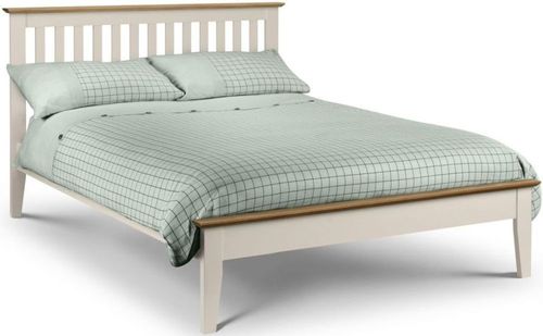 Salerno Ivory Slatted Bed - Sizes Available