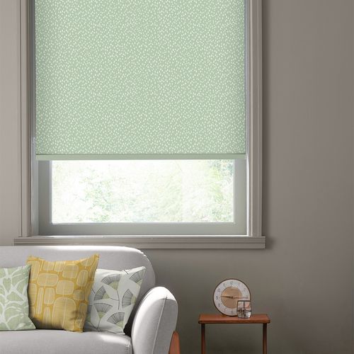 MissPrint Chimes Pistachio Roller Blind