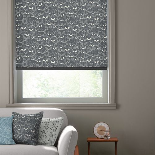 MissPrint Saplings Graphite-Roller Blind