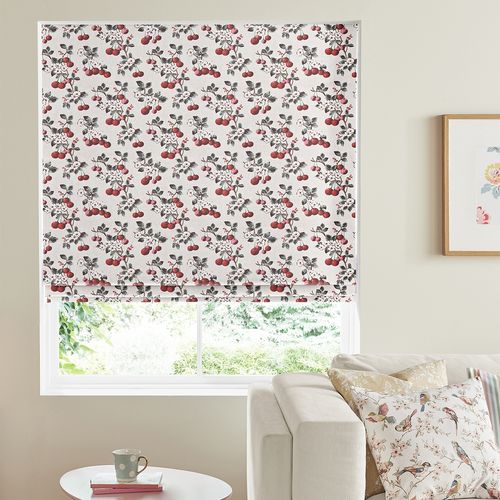 Cath Kidston Cherry Sprig Red Roman Blind