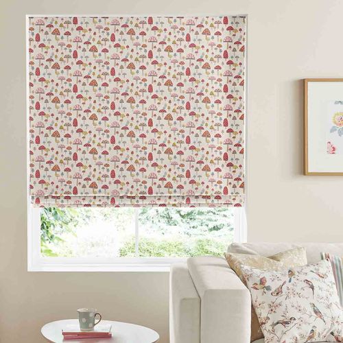 Cath Kidston Mini Mushrooms Multi Roman Blind