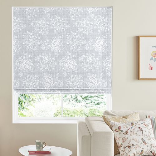 Cath Kidston Washed Rose Grey Roman Blind