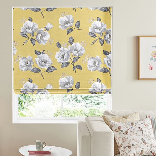 Cath Kidston Wild Poppies Citrine Roman Blind