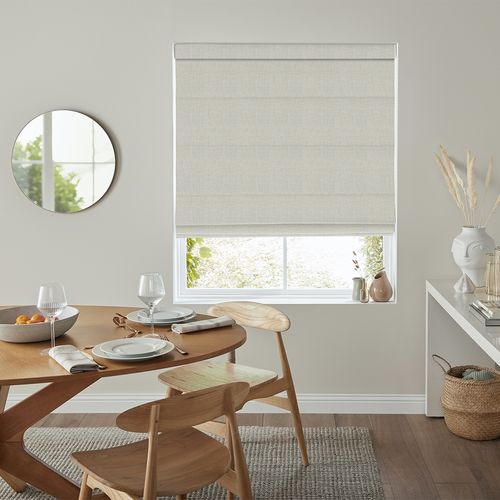 Foden Ivory Roman Blind