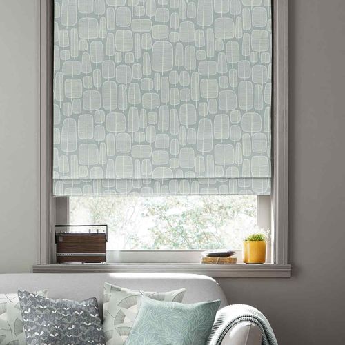 Missprint Little Trees Comet Roman Blind