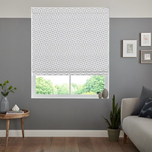 Pierre Silver Roman Blind