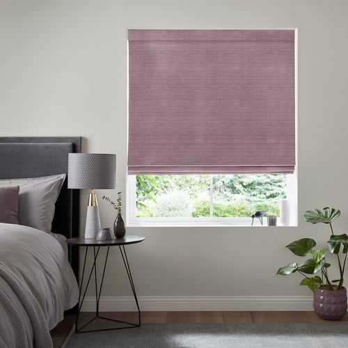Tyson Plum Roman Blind