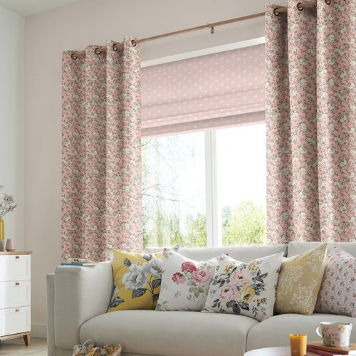 Cath Kidston Jumping Bunnies Blush Curtain