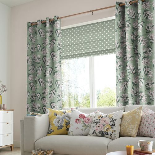 Cath Kidston Mimosa Flower Multi Curtain