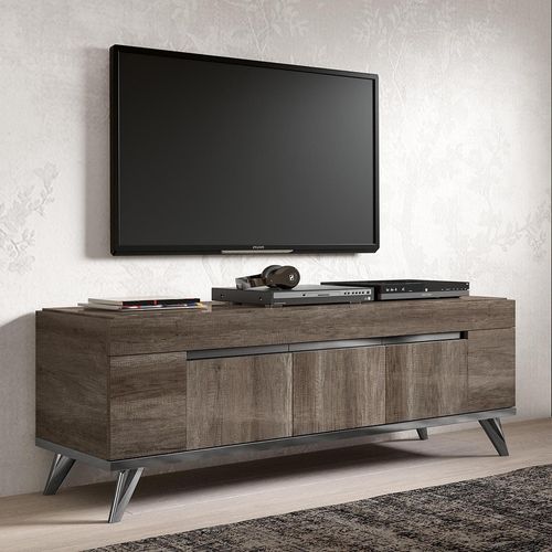 Modern Medea Vintage Oak Italian 165cm TV Unit