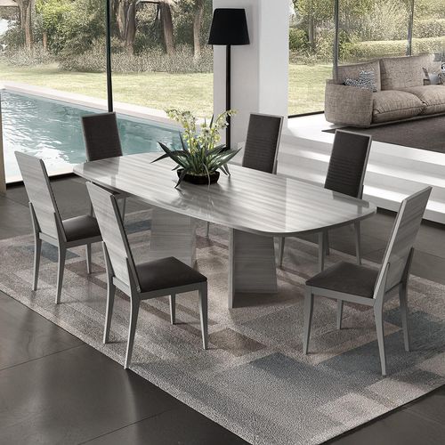 Mia Grey 10 Seater Dining Table