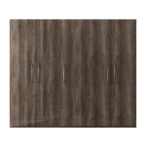 Dea Vintage Oak Italian 5 Door Wardrobe