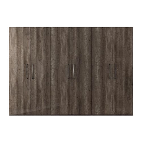 Dea Vintage Oak Italian 6 Door Wardrobe
