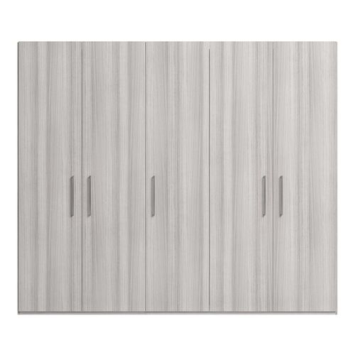 Mia Grey Italian 5 Door Wardrobe