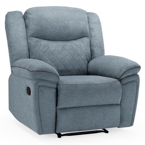 Myra Grey Fabric Recliner Armchair