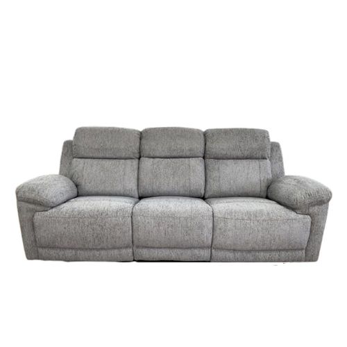 Owen Grey Fabric 3 Seater Electric Recliner Sofa