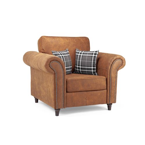 Oakland Tan Fabric Armchair