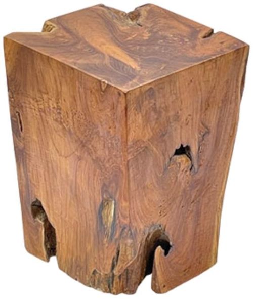 Teak Root Block Lamp Table