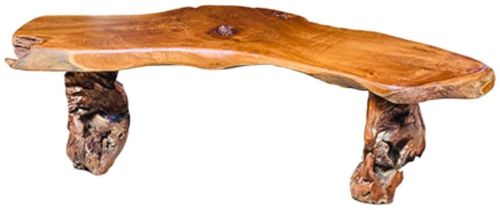 Natural Teak Root Bench