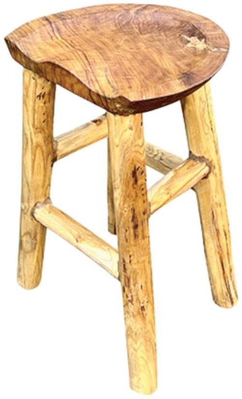 Teak Root Comfy Stool