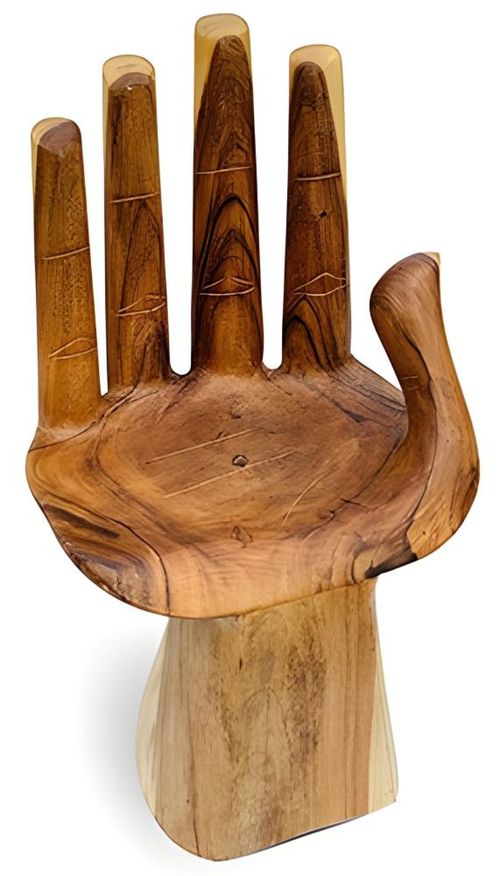 Bali Natural Wood Hand Chair