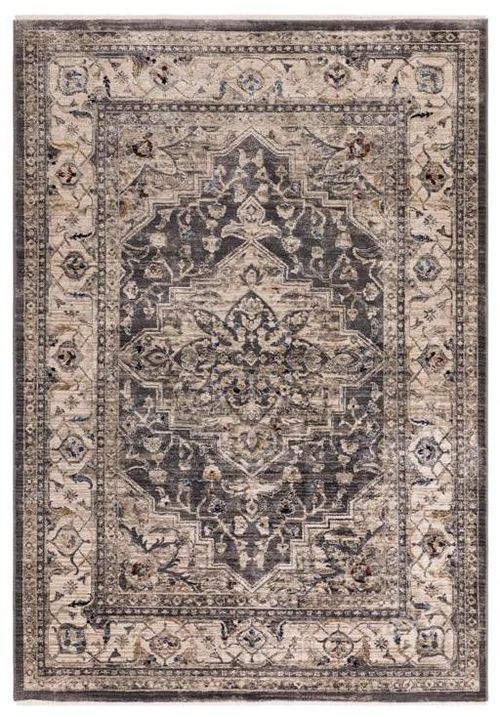 Asiatic Classic Heritage Sovereign Medallion Charcoal Rug - 120cm x 166cm