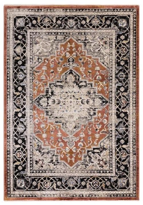 Asiatic Classic Heritage Sovereign Medallion Terracotta Rug - 120cm x 166cm