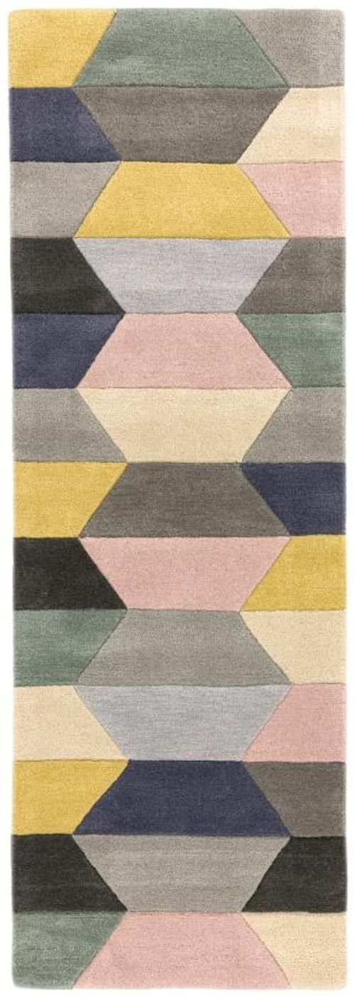 Asiatic Contemporary Design Funk Honeycomb 04 Pastel Runner - 70cm x 200cm