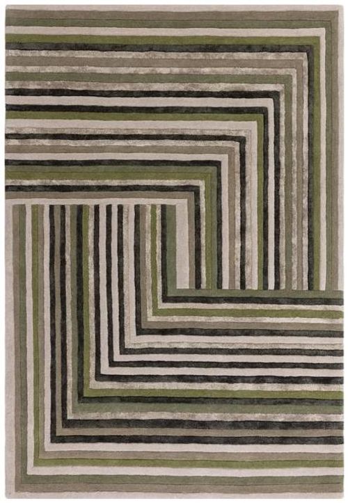 Asiatic Contemporary Design Matrix Network Forest 82 Rug - Sizes Available