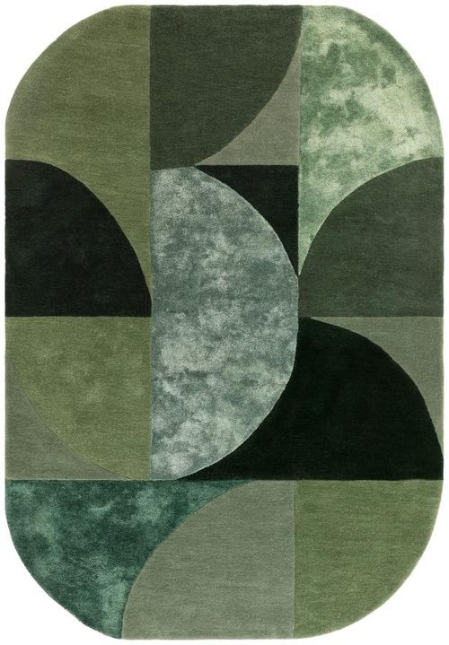 Asiatic Contemporary Design Matrix Oval Forest 75 Rug - Sizes Available