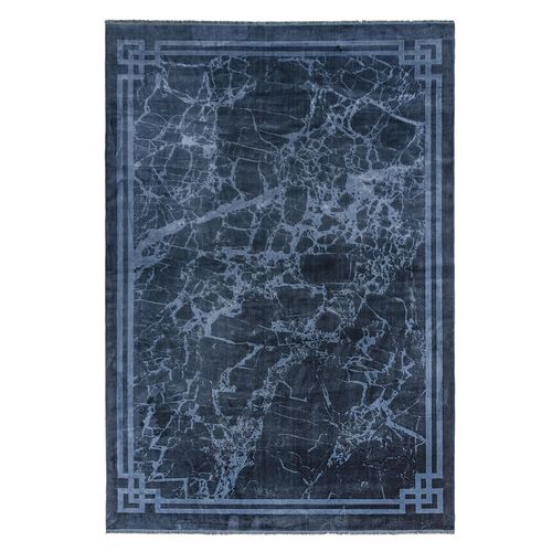 Asiatic Contemporary Design Zehraya Border Ink Blue Rug - Sizes Available
