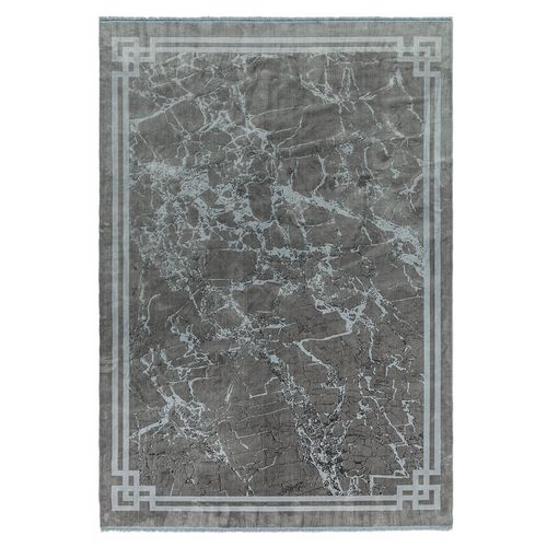 Asiatic Contemporary Design Zehraya Border Silver Rug - Sizes Available