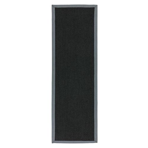 Asiatic Natural Weaves Sisal Black and Grey Runner - 68cm x 240cm