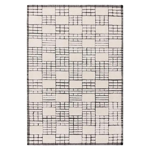 Asiatic Contemporary Design Empire Cream and Black Rug - Sizes Available