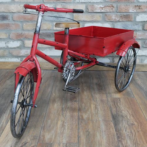 Red Metal Tricycle