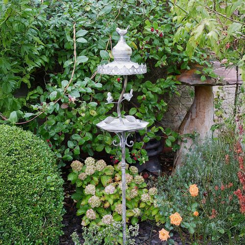 Metal Garden Bird Feeder - Set of 2