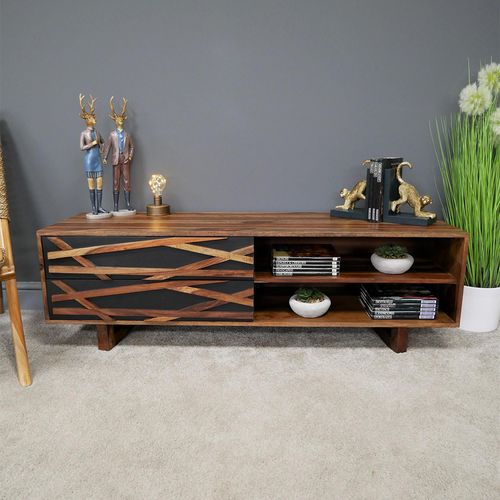 Dutch Sheesham Wood Storage TV Unit