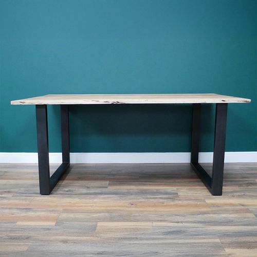 Dutch Acacia Wood 6 Seater Dining Table - 160cm
