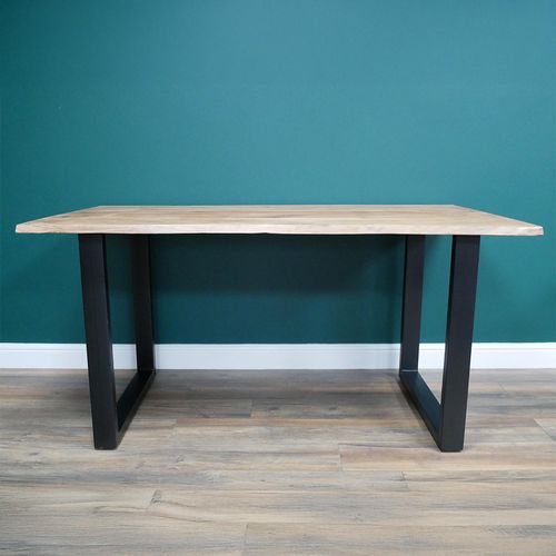 Dutch Acacia Wood 6 Seater Dining Table - 180cm