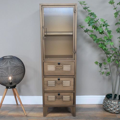 Dutch Metal 1 Door Tall Storage Cabinet