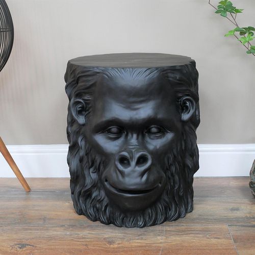 Black Gorilla Side Table