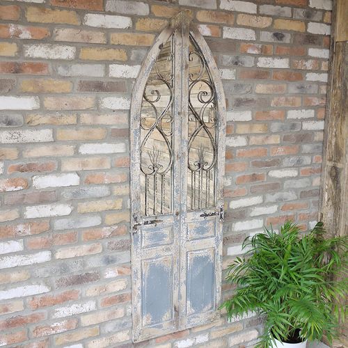 Rustic Large Door Mirror