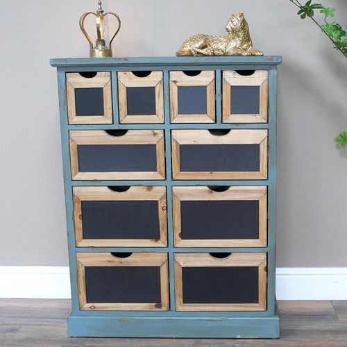 Dutch Wooden Multi Drawer Storage Cabinet