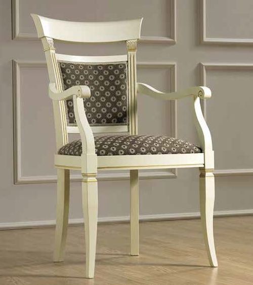 Camel Treviso White Ash Italian Dining Armchair