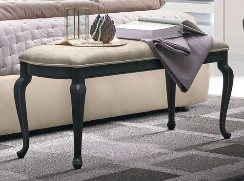 Camel Verdi Grey French Style Padded Bench