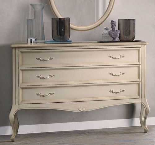 Camel Verdi Ivory French Style 3 Drawer Chest