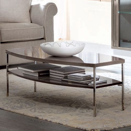 Modum Platinum Italian Silver Coffee Table