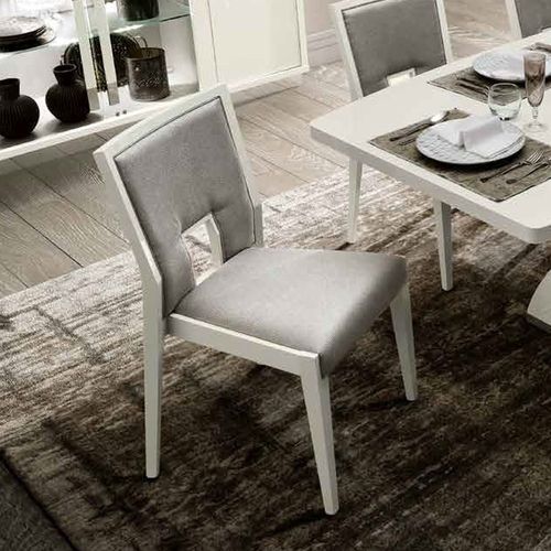 Modum Roma White Italian Leather Vermont Dining Chair