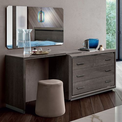 Modum Elite Silver Birch Italian 3 Drawer Dressing Table