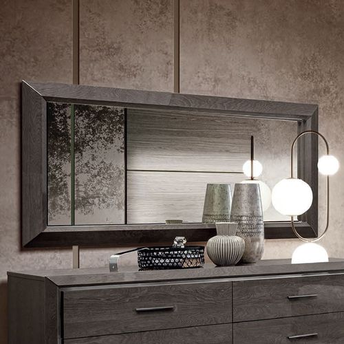 Modum Elite Silver Birch Italian Wall Mirror - 159cm x 79cm